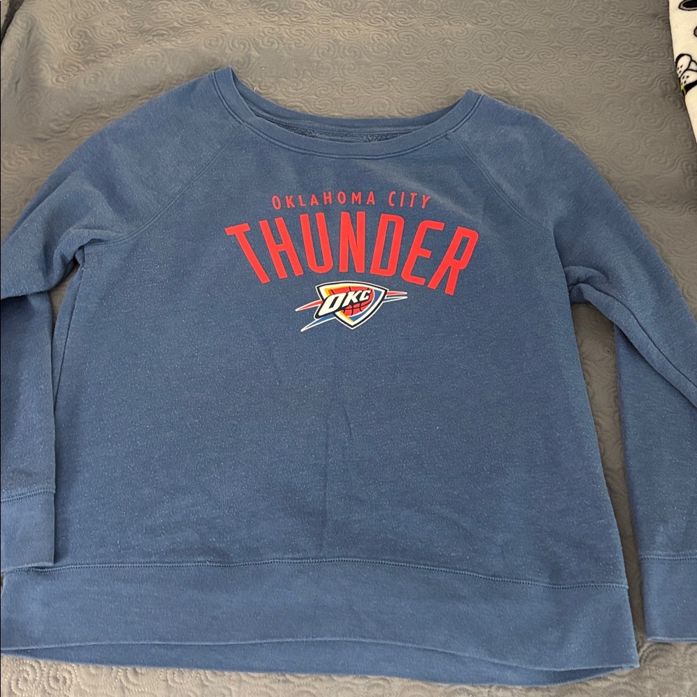 NBA Thunder Women's Blue Sweatshirt